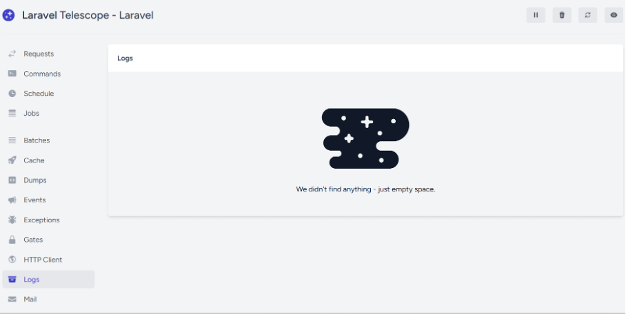 Laravel Telescope - Logs